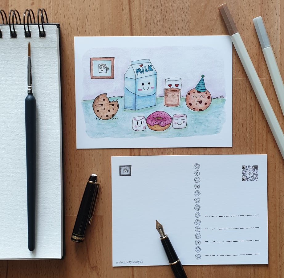 Postkarte "Sweet Fellows"