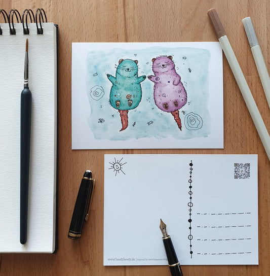 Postkarte "Ottfried & Ottilie"